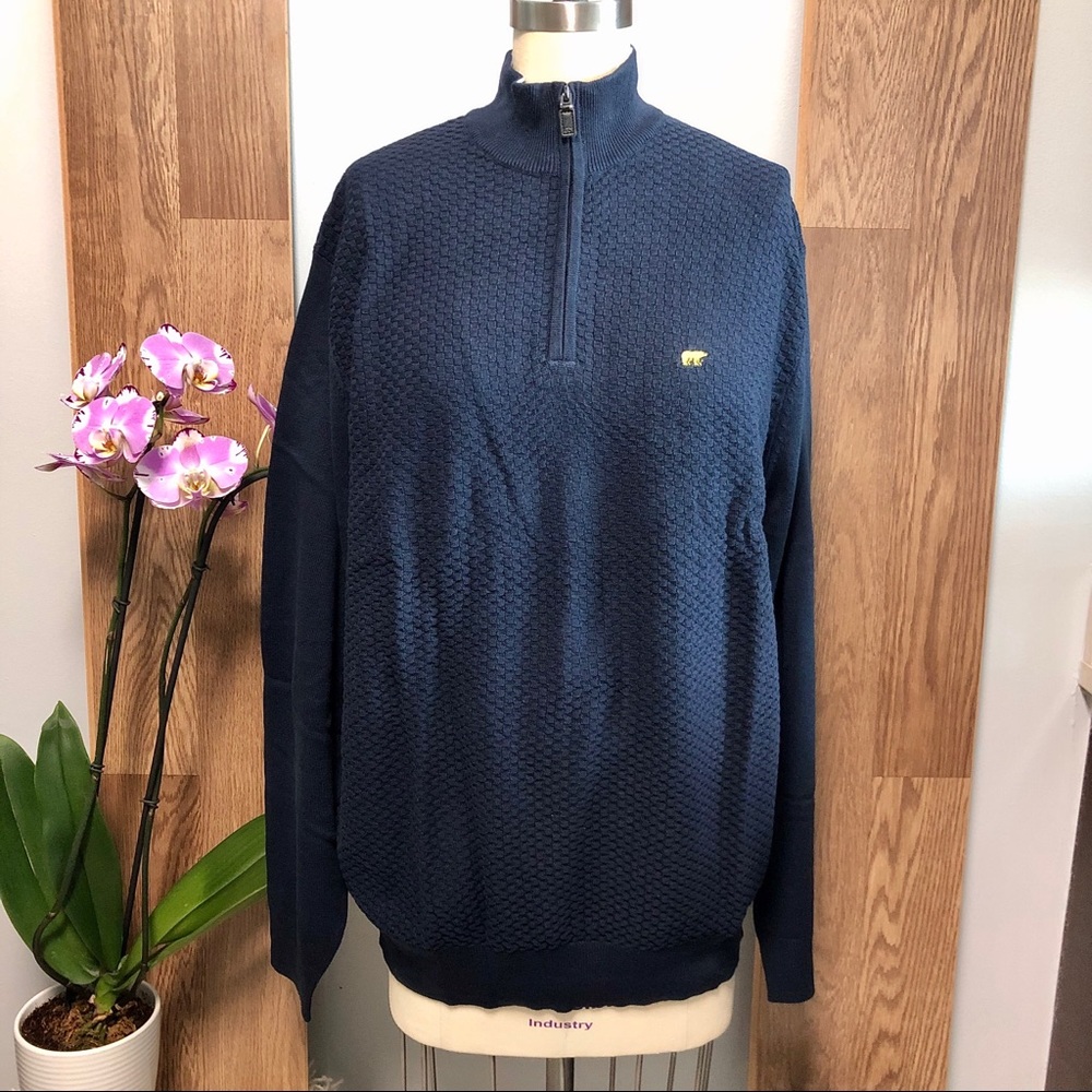 *NWOT* Men’s Jack Nicklaus Navy 1/4 Zip Sweater, Size M
